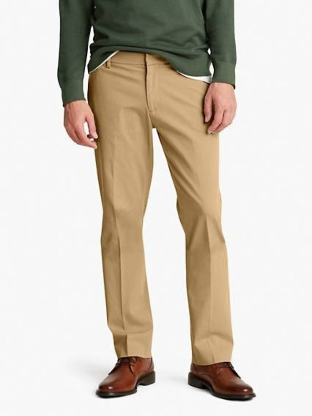 Dockers Men's Straight Fit City Tech Pants, Khaki, Size 38x29, New With Tags